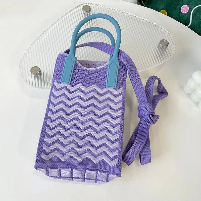 Love Mini Knit Shoulder Crossbody Bag - Bella Enchanté